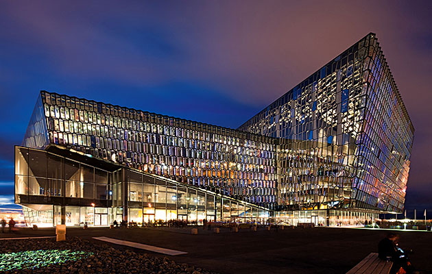 Reykiavik harpa concert hall henning larsen + olafur