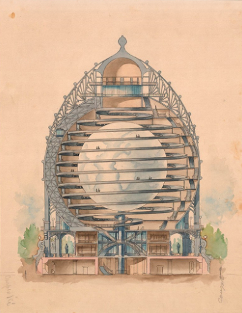Élisée Reclus and Louis Bonnier's Terrestrial Globe. Image Courtesy of MIT Press